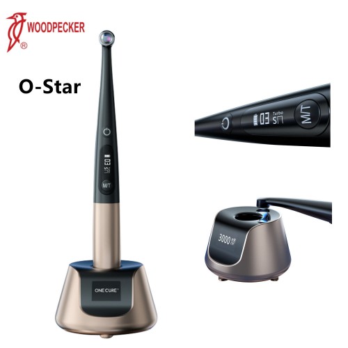 Woodpecker O-Star 10W Cordless Dental Curing Light Resin Cure Lamp OLED Screen 3000mW/cm²