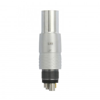 COXO CX229-GN Dental LED 6 Hole Coupling Quick Coupler Fit NSK Phatelus Turbine Handpiece