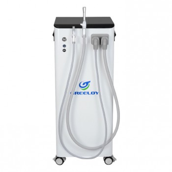 GREELOY GSM-400 Moible Dental Intraoral Suction Unit Portable Oral Suction Machi...