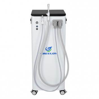 GREELOY GSM-400 Moible Dental Intraoral Suction Unit Portable Oral Suction Machine Vacuum Pump 400L/min