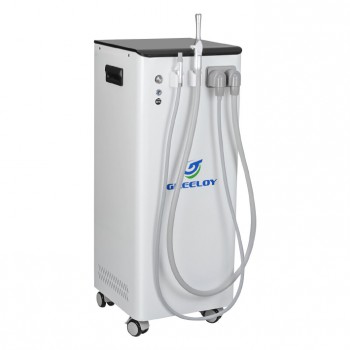 Greeloy GSM-300 350L/min Portable Mobile Dental Suction Unit Vacuum Pump with St...