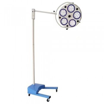 Mobile Floorstanding Dental Surgical Light LED Shadowless Operating Lamp 5 Reflectors 30 LEDs