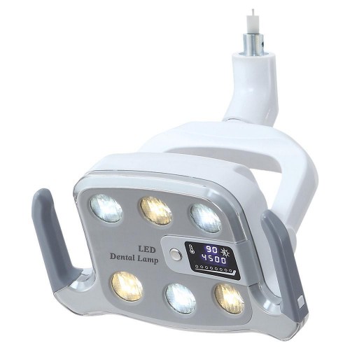 9W Dental Unit Chair Operation Light Shadowless Oral LED Lamp Adjustable Color Temperture