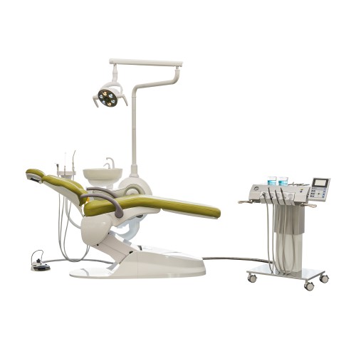 Safety® M9 Multifunctional Dental Implant Chair Unit with Operating Units for Dental Clinics Imported Leather