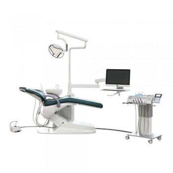 Safety® M8 Dental Implant Surgical Chair Unit Implant Treatment Unit with Waist Support and Stools
