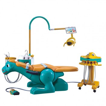 A8000-IIB Lovely Dinosaur Design Children Dental Chair Pediatric Dental Unit wit...