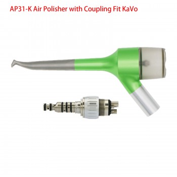 Dental Air Jet Polisher Air-Flow Polishing Handpiece with Coupling Fit KaVo Multiflex 4 Holes