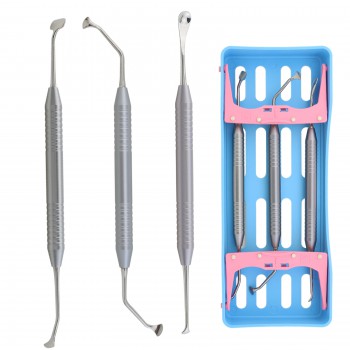 Dental WEN Tension Release Comb Set Periosteal Serrated GBR Primary Closure