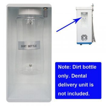 1Pcs Rlacement Spare Dirt Bottle for Greeloy GU-P209 Portable Mobile Dental Deli...