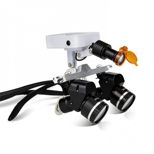 YWJ-MG11U 3.0X-5.0X Adjustable Ergonomic Dental Medical Ergo Surgical Loupe with 5W LED Headlight