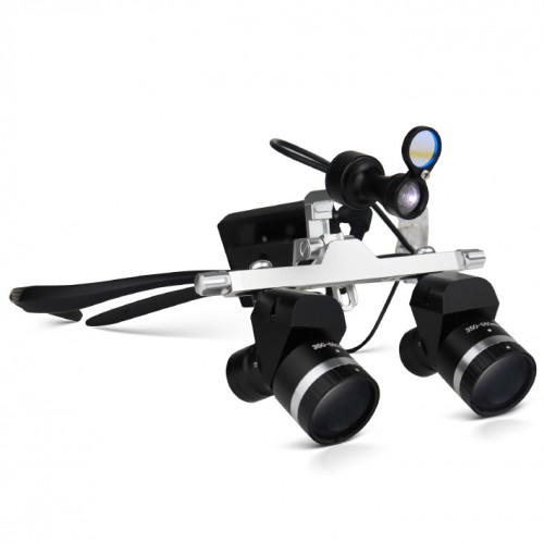 YWJ-MG11U 3.0X-5.0X Adjustable Ergonomic Dental Medical Ergo Surgical Loupe with 5W LED Headlight