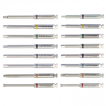 Dental Implant Screwdriver Hex Implant Abutment Latch Drivers Stainless Steel Long Short