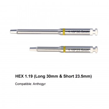 Dental Implant Screwdriver Hex Implant Abutment Latch Drivers Stainless Steel Long Short