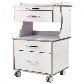 Dentech G15 Mobile Dental Instrument Trolley Cart with 3 Drawers