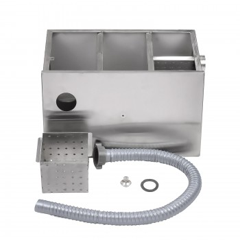 Dental Gypsum Sink Trap Stainless Steel Gypsum Filter Sedimentation Tank with 5-layer Filtration