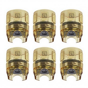 6Pcs Ultrasonic Scaler Tips Torque Wrench For EMS Satelec Woodpecker DTE Scaler Handpiece