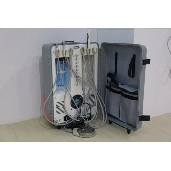 Dynamic® DU893 Portable Dental Unit With Air Compressor Ultrasonic Scaler LED Curing Light