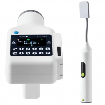 Handheld X-Ray Dental Unit Built-in Screen + Wireless X-Ray Sensor