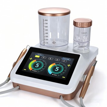 Dental Ultrasonic Scaler + Air Polisher Touch Screen with Titanium Tips & Foot Control