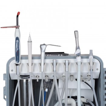 Dynamic® DU852 Portable Dental Unit Air Compressor + Ultrasonic Scaler + Curing Light