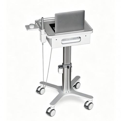 Mobile Dental Cart for Intraoral Scanner Medical Dental Lab Trolley Cart with Socket Mobile Dental Cart for Intraoral Scanner Medical Dental Lab Trolley Cart with Socket