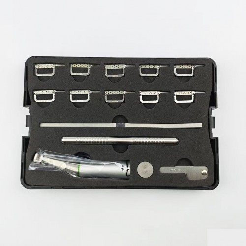 Dental IPR Interproximal Reduction Set with 4:1/1:1 Contra Angle and Strips Dental IPR Interproximal Reduction Set with 4:1/1:1 Contra Angle and Strips