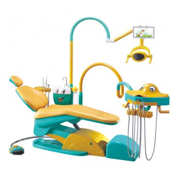 A800 Cartoon Design Pediatric Dental Chair Children Dental Unit with Cartoon Fis...