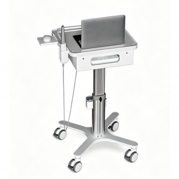 Mobile Dental Cart for Intraoral Scanner Medical Dental Lab Trolley Cart with Socket