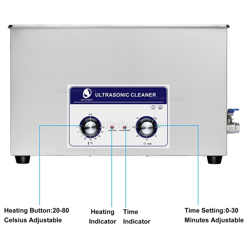 30L Ultrasonic Cleaner Stainless Steel Ultrasonic Cleaning Machine with Mechanical Control Temperature and Time