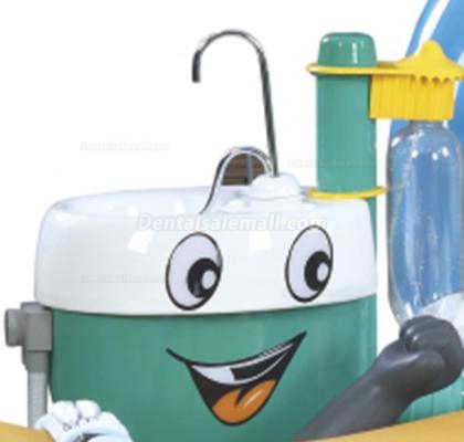 A800 Cartoon Design Pediatric Dental Chair Children Dental Unit with Cartoon Fish Operating Unit