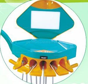 A800 Cartoon Design Pediatric Dental Chair Children Dental Unit with Cartoon Fish Operating Unit