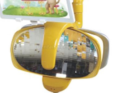 A8000-IIA Pediatric Dental Unit Chair Lovely Dinosaur Chair for Children with 2 Dentist Stools