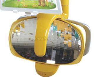 A8000-IB Pediatric Dental Chair Children Dental Unit with Dinosaur Chair &Smiling Cat Side Box