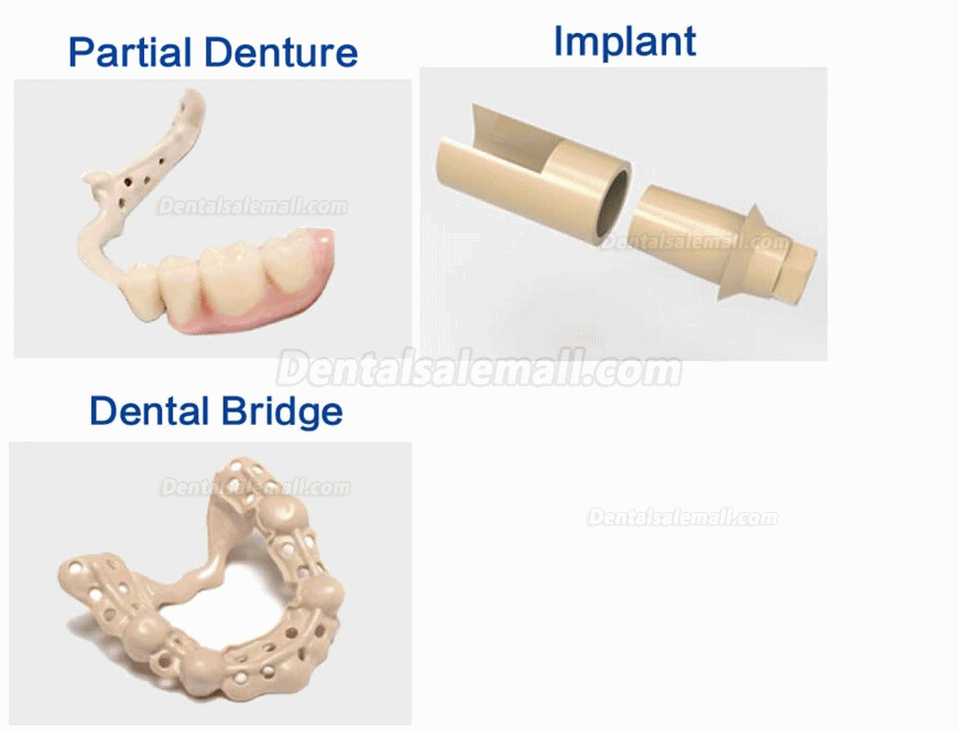 Dental PEEK Block for Implant Denture Dental Prosthetics PEEK Disc 98mm 95mm 12/14/16/18/20mm