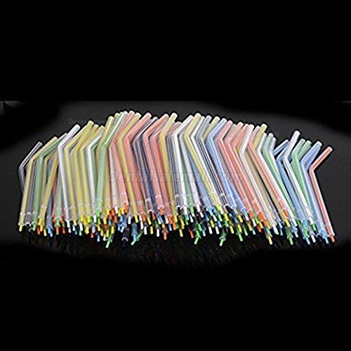 100Pcs Dental Disposable Spray Nozzles Tips Triple For 3-Way Air Water Syringe