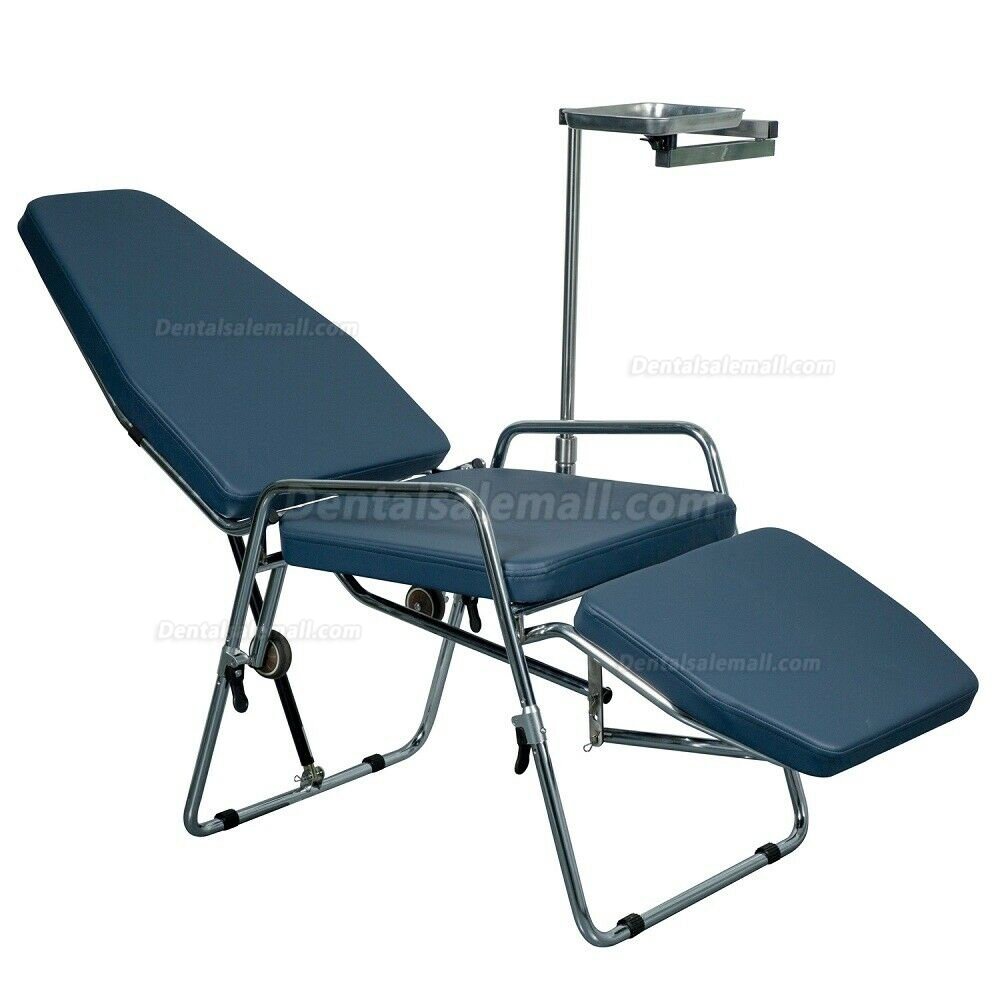 Greeloy GU-P101 Foldable Portable Dental Chair + Led Exam Light GU-P102 +Dental Stools GU-P103 Kit