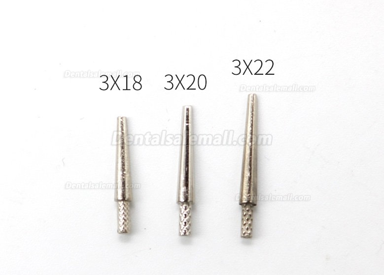 1000Pcs Dental Zinc Alloy Dowel Pins Medium 18mm 20mm 22mm Dental Lab Tools