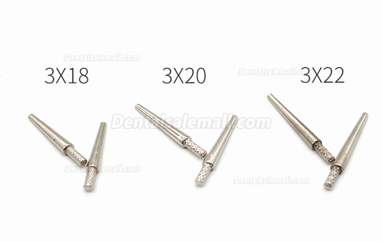 1000Pcs Dental Zinc Alloy Dowel Pins Medium 18mm 20mm 22mm Dental Lab Tools