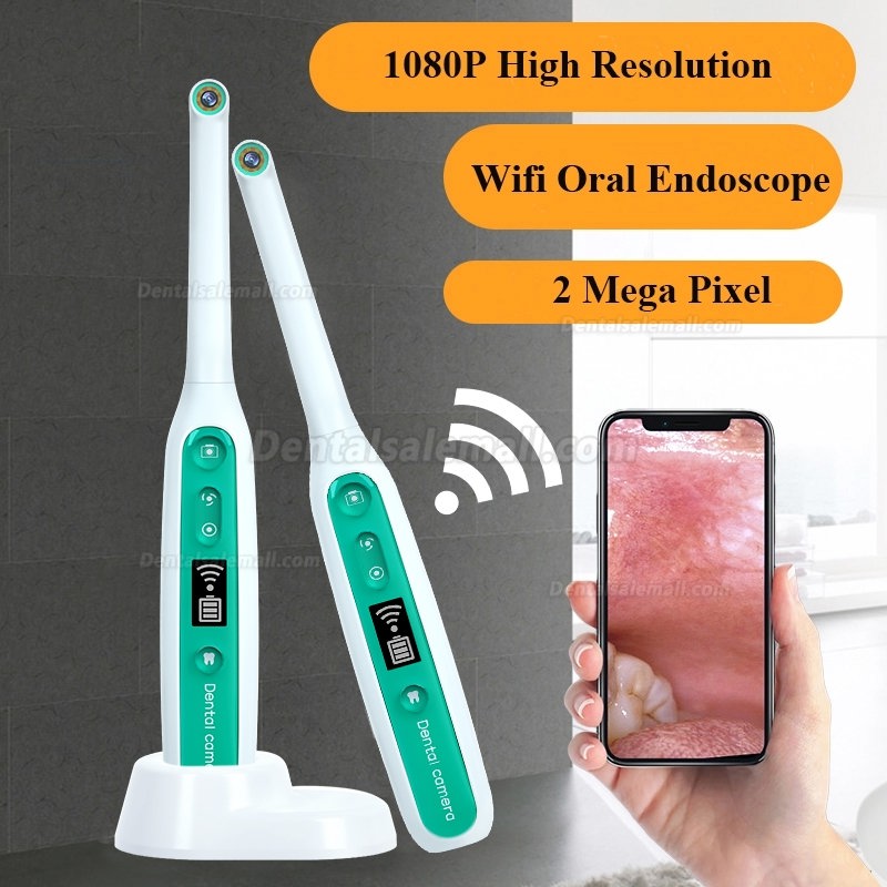 Dental Intraoral Camera Teeth for Mouth Inspection Wifi Intra Oral Scanner 1080P HD Android IOS APP Digital Microscope