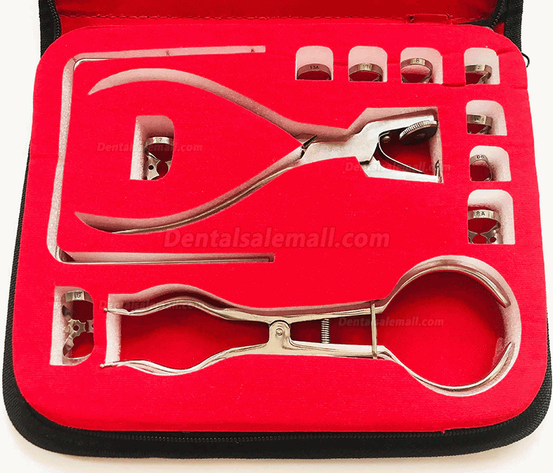 Dental Dam Perforator Dental Dam Hole Puncher Dental Rubber Dam Puncher Set Kit