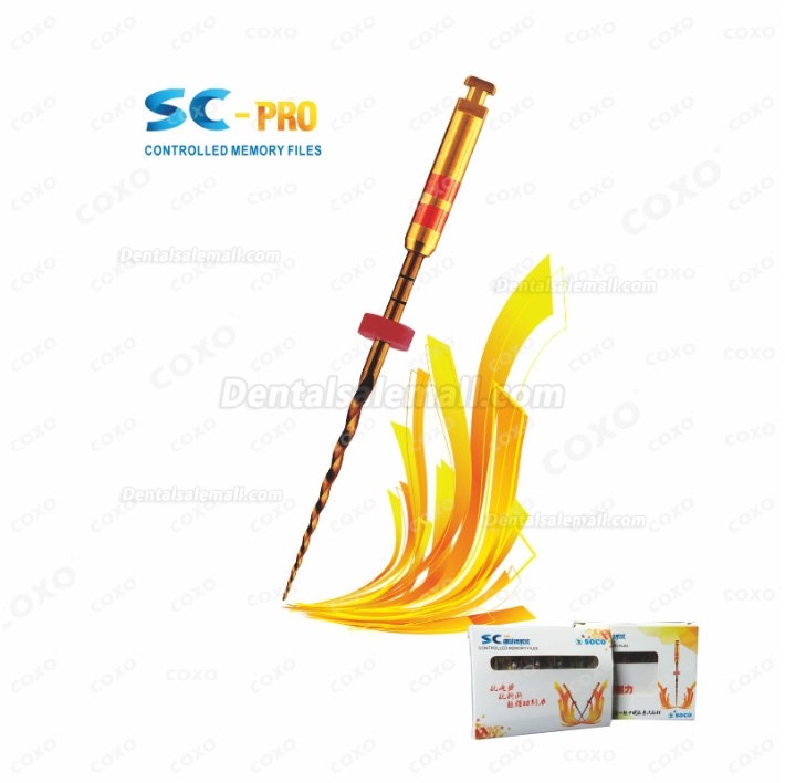 6Pcs COXO Endodontic Niti Files Dental Root Canal Files 25mm /21mm Assorted Endo Rotary Files