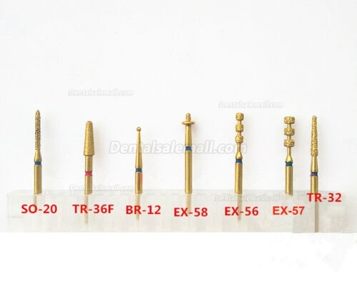 7 Pcs Dental Preparation Burs Porcelain Veneer Dental Burs