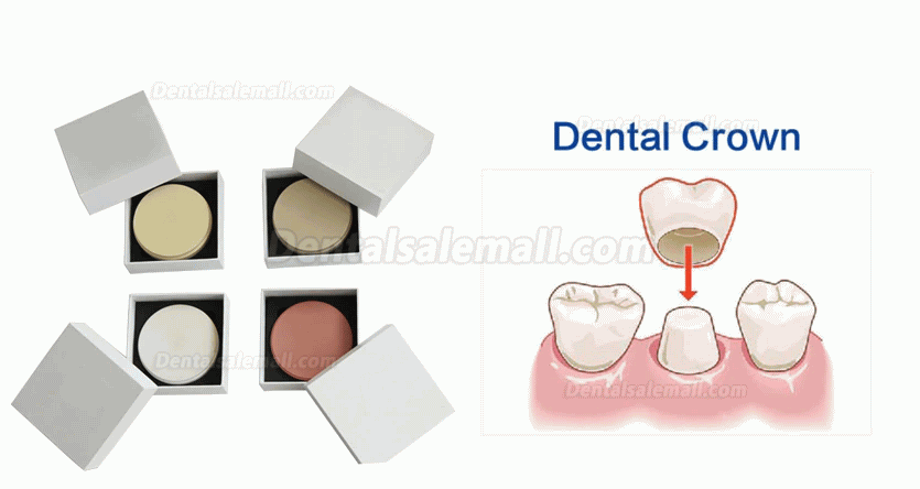 Dental PEEK Block for Implant Denture Dental Prosthetics PEEK Disc 98mm 95mm 12/14/16/18/20mm