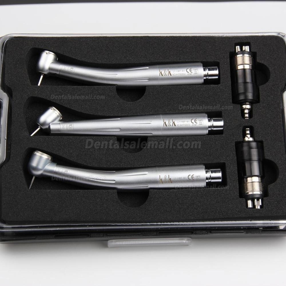 LY-H601 Dental high speed handpiece kit push button 3 water spray with quick coupler