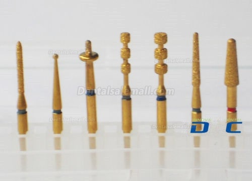 7 Pcs Dental Preparation Burs Porcelain Veneer Dental Burs