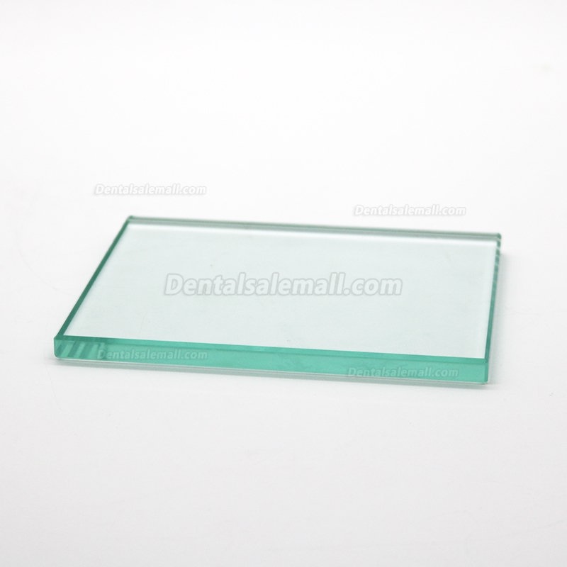 100Pcs Dental Mixing Glass Plate Board Glass Mixing Board For Laboratory