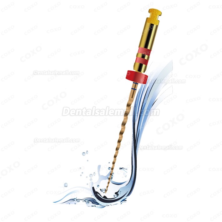 6Pcs COXO Endodontic Niti Files Dental Root Canal Files 25mm /21mm Assorted Endo Rotary Files