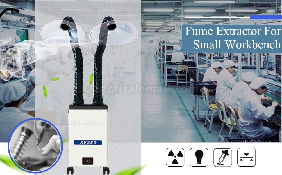 Fumego XF250 Solder Smoke Absorber Industry Fume Extractor Remover Filter