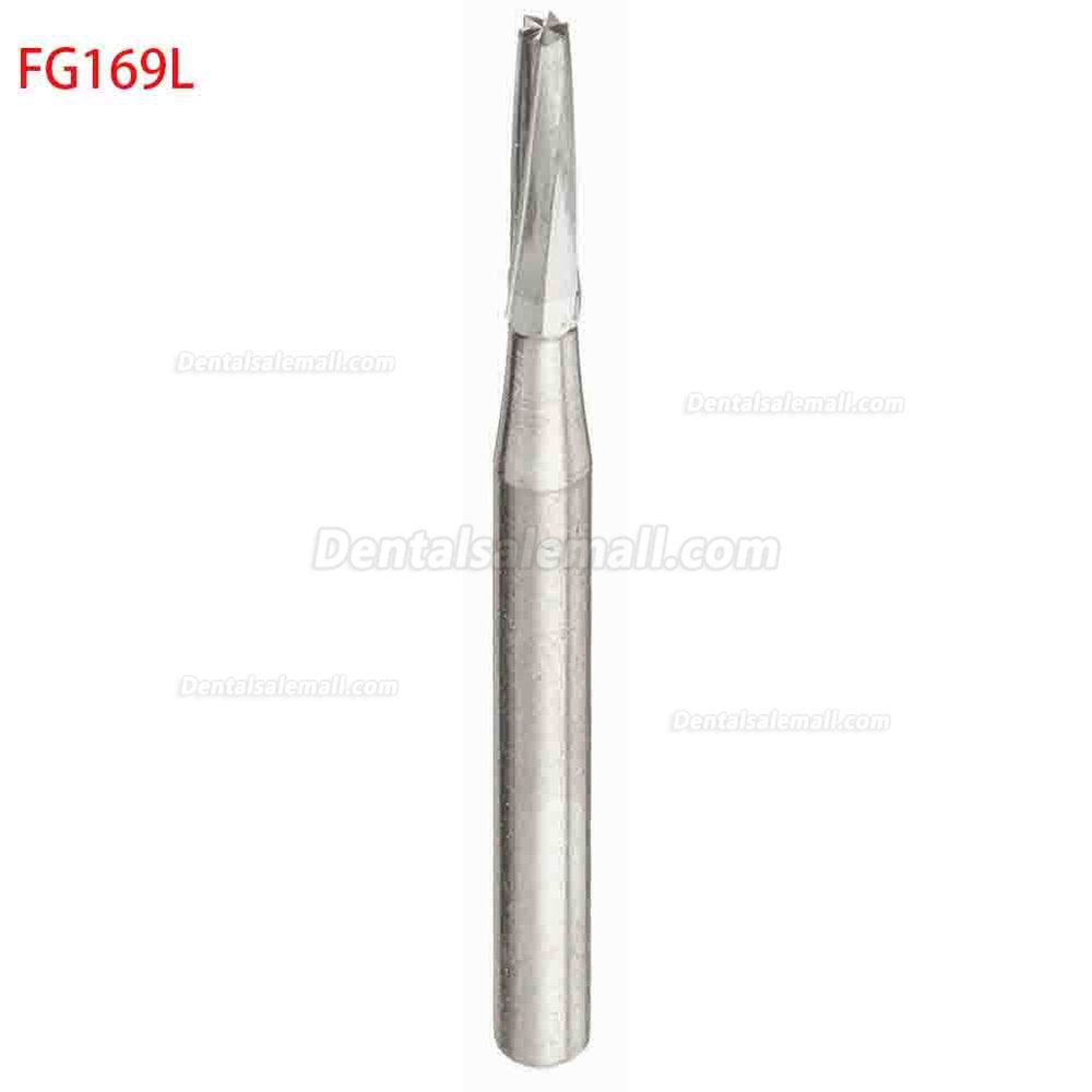 50 x Dental Carbide Burs FG168/169/170/171/172/169L/170L/171L for HP Handpiece