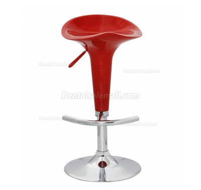 Bar Stool design red ABS-plastic (set of 2)